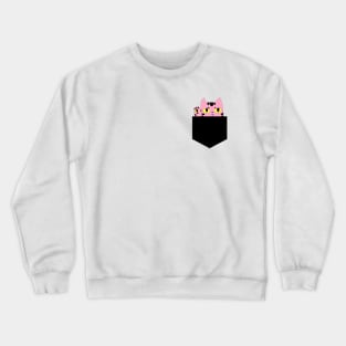 Alien Pocket Cat Crewneck Sweatshirt